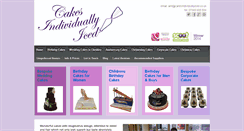 Desktop Screenshot of cakesindividuallyiced.co.uk